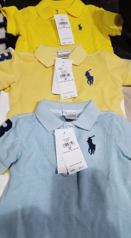 BUNDLE🌟Boys Polo Ralph Lauren polo shirts- 6 mths